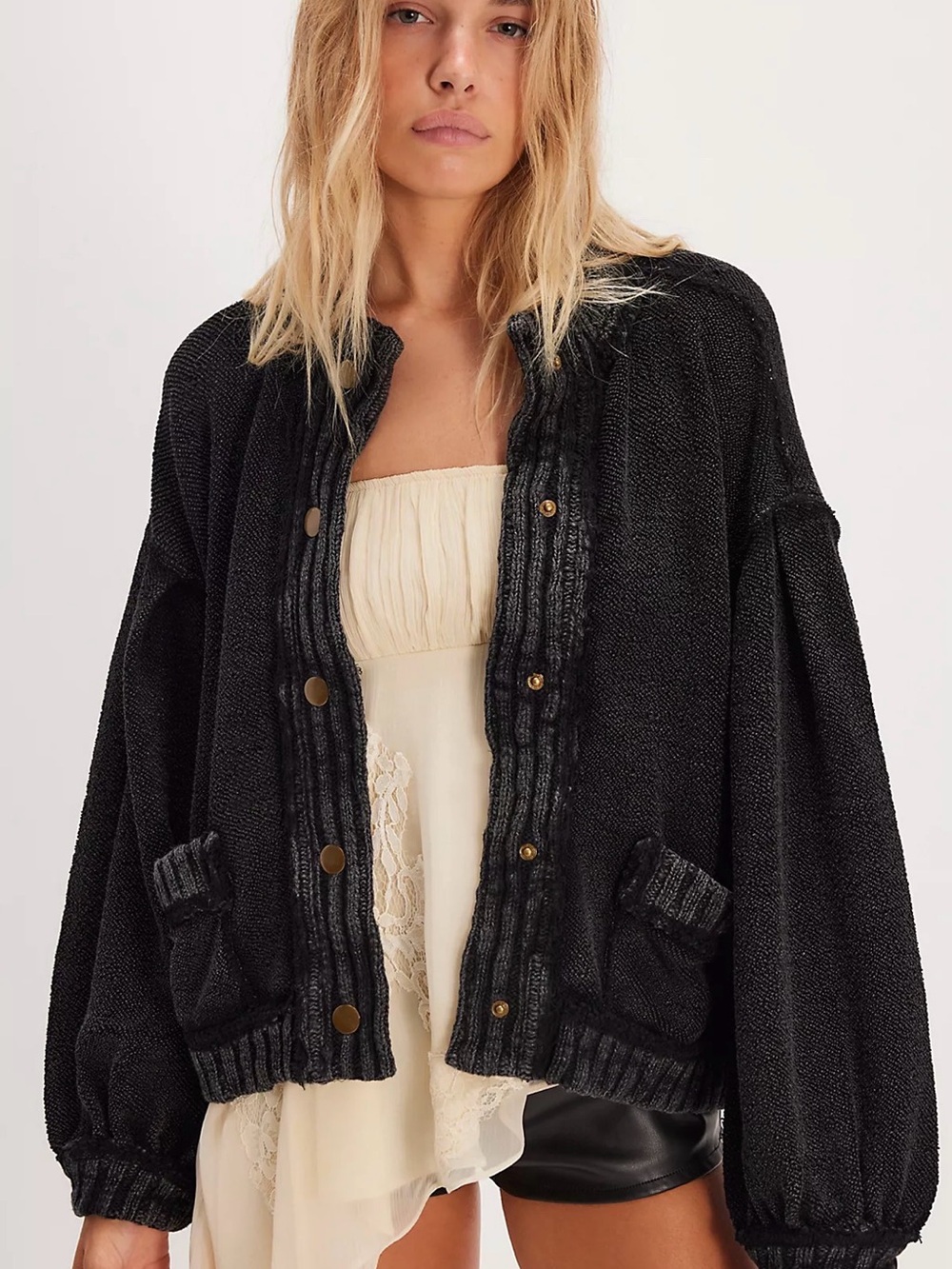 Free People We The Free Cute In This Cardi NEW L